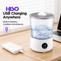 Mini-lave-linge portable semi-automatique pliable haute efficacité, rechargeable par USB, faible bruit 40 dB, idéal pour camping-car et appartement