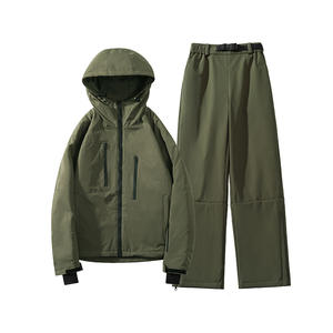 Combinaison <span class=keywords><strong>de</strong></span> <span class=keywords><strong>ski</strong></span> imperméable pour homme, vêtements d'hiver coupe-vent, <span class=keywords><strong>veste</strong></span> et pantalon doublés en polaire - Product Image 5