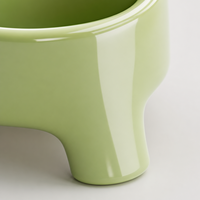 Bol pour chat en forme de patte d'éléphant, anti-renversement, profond, 90 mm, ergonomique, facile à nettoyer, pour l'alimentation des chats et des chatons