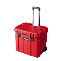 Glacière isotherme rotomoulée en LLDPE de haute qualité pour aliments et boissons, idéale pour le camping et la pêche, avec roues