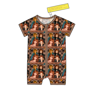 Coleção de Macacões de Bebê Bamboo Pop Star & Music Vibe, Pijamas Personalizados com Impressão de Fotos em Colagem - Product Image 3