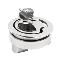 Loquet de trappe marine en acier inoxydable 316, accessoires de bateau, verrou tournant pour pont de yacht