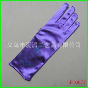 Childrens Printed <b>Gloves</b> Pink Light Blue Rose <b>Red</b> Plastic Resin Birthday Party Novelty Lpcs015 - Product Image 5