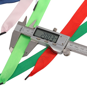 Nhà máy giá rẻ giá 2cm chiều rộng bông vải dây xử lý cho hộp quà Tặng 100% <span class=keywords><strong>polyester</strong></span> không thấm nước tráng kết thúc - Product Image 5