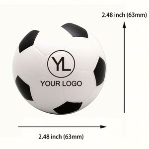 Custom LOGO Soft Squeezable Anxiety Relief Relaxation <b>Squeeze</b> Foam Party Favor Toy Mini Soccer Stress Reliever <b>Ball</b> - Product Image 2