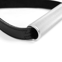 Accesorios de Gimnasio, Agarraderas Triangulares para Máquinas de Cable, de Aluminio con Correas de Cuero, Agarraderas de Fitness de Uso Universal Unisex