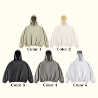 Sweat-shirts personnalisés unisexes pour hommes, multicolores, 400 GSM, 100% coton, de qualité supérieure, surdimensionnés, vêtements de sport, streetwear, vente en gros