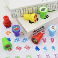 Vente en gros de timbres animaux patte de pâques lapin Halloween Noël jouets pour enfants cadeaux enseignant encouragement tampon kit de scellage