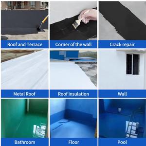 Vente en gros de haute qualité liquide <span class=keywords><strong>caoutchouc</strong></span> polyuréthane PU solution d'étanchéité revêtement de toiture pour <span class=keywords><strong>terrasse</strong></span> mur toit sol salle de bain - Product Image 5