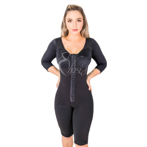 Fajase BBL <span class=keywords><strong>con</strong></span> mangas Body de alta compresión Fajas Cinturón de control de barriga doble para entrenador de cintura Fajas <span class=keywords><strong>Faja</strong></span> colombiana - Product Image 5