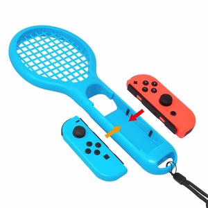 2 Pcs/<span class=keywords><strong>Pack</strong></span> Raquette de tennis pour Nintendo Switch Joy cons Tennis Aces Game Controller Grips - Product Image 5