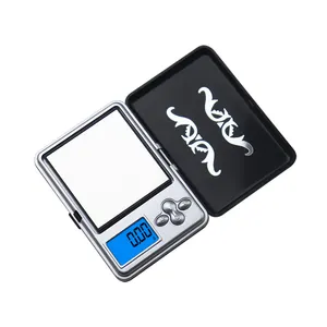 High-Precision Digital Mini Pocket Scale Portable Battery Powered Blue Backlight 200g/ 0.01g Gold Electronic Diamond Carat Scale