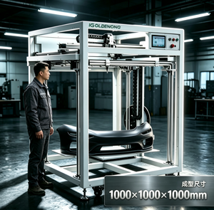 Imprimante 3D FDM grand format entièrement fermée de qualité industrielle avec filament de 2,85 mm pour les grandes pièces - Product Image 2