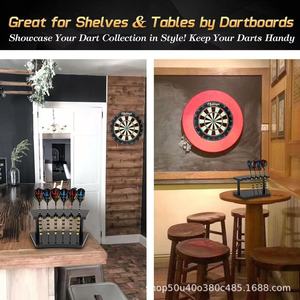 Dart Storage Rack 2 Tier Standing Desktop Organizer For Darts <b>Home</b> Use - Product Image 3