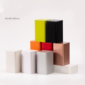 Thấp moq sang trọng vàng thiếc trà lon 85*85 đa màu sắc kín hình chữ nhật rỗng hộp thiếc cho trà cà phê đường bao bì - Product Image 2