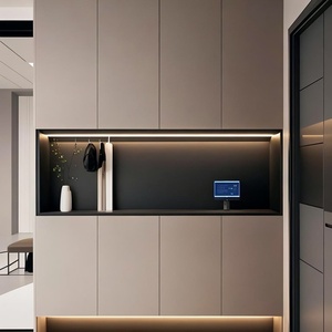 Modern Minimalist Style Durable Wood Eco-Friendly Living Room <b>Entryway</b> & Hallway <b>Shoe</b> Cabinet Custom-Made for Hotel Apartment - Product Image 3