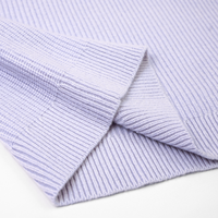 AiNear Vente en gros de logo personnalisé Design Oem & Odm Pull à manches longues col roulé fermeture éclair violet pour hommes pull en laine tricoté