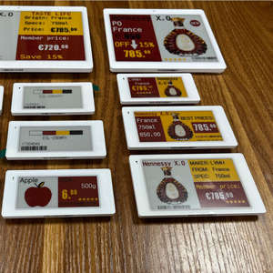 新品上市 电子墨水电子纸显示屏 ESL 2.4GHz 电子货架标签 超市用蓝牙零售标签 数字价格标签 - Product Image 3