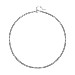Stainless Steel Chain <b>Necklace</b> Geometric Design Adjustable Unisex Fashion Jewelry Daily Wear - Product Image 3