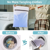 Sac de lavage de linge en maille réutilisable haute capacité personnalisé sac de lavage d'hôtel de voyage en polyester très durable