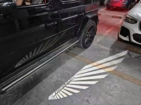 Pour G-Class G500G63G350G400 avec rétroviseurs AMG/Bra-BuS Angel Wing, éclairage au sol, éclairage de bienvenue