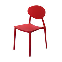 Meubles d'usine en gros dîner de cafétéria exclusif PP chaise moderne noir pas cher restaurant chaises de salle à manger en plastique