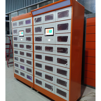 Casier de livraison de nourriture intelligent sans contact extérieur casier de stockage de nourriture de porte transparente pour le restaurant