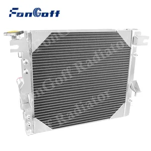 FonGoff 3 Row Aluminum Radiator For Jeep Wrangler JK Sport 3.6L 3.8L V6 2007-2018 Radiator