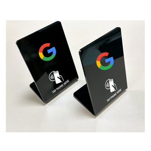 Tùy chỉnh NFC Google xem xét đứng Bảng hiển thị NFC 213/ 215 nhà hàng NFC Google xem xét đứng <span class=keywords><strong>menu</strong></span> - Product Image 2