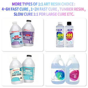 Resina Epoxica Cristalina A y B, Kit para Moldeo Profundo, para Flores, Artesanías, Mesas <span class=keywords><strong>de</strong></span> Madera - Product Image 6