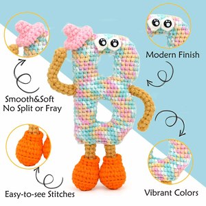 Chunky Cotton Stuffing Easy Peasy 68% Cotton 32% Nylon Hand Woven Braid Tube <b>Yarn</b> - Product Image 5