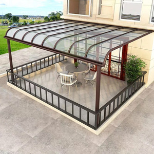 Toit de terrasse de jardin, toit de terrasse en <span class=keywords><strong>aluminium</strong></span>, toit pour terrasse, meubles d'extérieur bon marché - Product Image 3