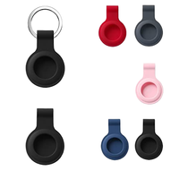 Nouveau modèle 2024 : Housse de protection en silicone pour AirTag, porte-clés anti-perte, compatible avec collier de localisation pour animaux de compagnie