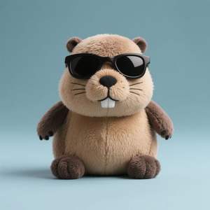 OEM/ODM カスタムドール　パーソナライズドクリスマスビーバー　ぬいぐるみオーナメント　ぬいぐるみ卸売 - Product Image 3