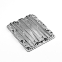 Couvre-carter d'huile de compresseur en fonte d'aluminium, plaque inférieure personnalisée, moulage à paroi mince, adapté aux compresseurs d'air