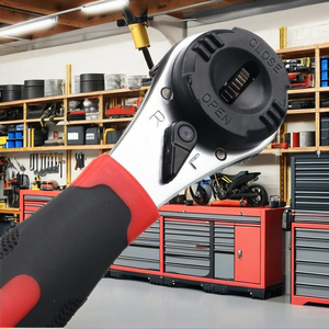 Mới cao cấp có thể điều chỉnh đa chức năng 6-22mm Ratchet có thể điều chỉnh công cụ phần cứng Cờ lê mở - Product Image 5