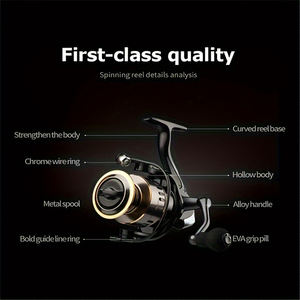 Carrete de Pesca Shimano Spinning, Tamaño 2000, para Agua Salada y Agua Dulce, Color Negro - Product Image 6