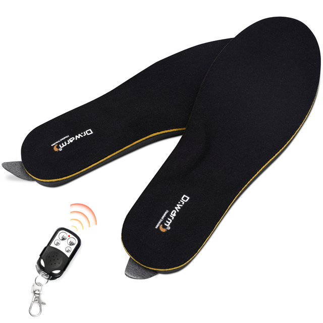 Heated Shoe Insoles Rechargeable Battery Wireless Remote Control Winter Outdoor Sports High Quality USB Charging