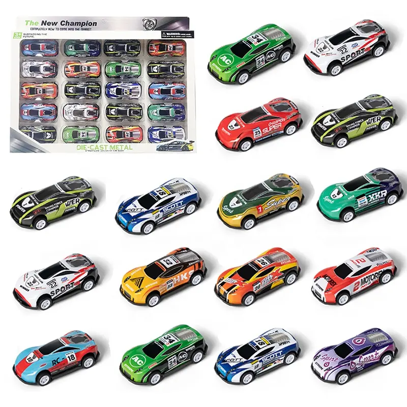 1:56 Die cast toys Metal car model pull back car in blister or window box more than 100 designs Toys Vehicle