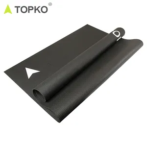 TOPKO 낮은 moq 여분의 대형 매트 요가 프리미엄 운동 에코 사용자 정의 인쇄 체육관 운동 바닥 PVC 요가 매트