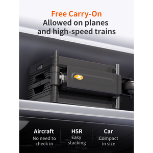 Valise trolley amovible MGB avec batterie intégrée pour voyage, affaires, école, bagages électriques, scooter - Product Image 3