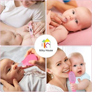 Bộ dụng cụ chăm sóc bé sơ sinh 13 món với nhiệt kế, dụng cụ đo nước, dụng cụ cho thuốc và chất liệu an toàn - Product Image 4