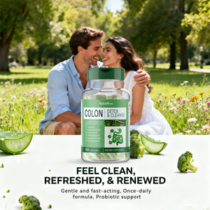 Aloë Extract Supplement Capsulea Ondersteuning Colon Clearing Spijsvertering <span class=keywords><strong>Capsules</strong></span> Voor Darmen Gezond & Detox Niet-Stimulerend - Product Image 2