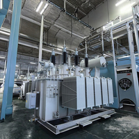 Transformateur électrique immergé dans l'huile NLTC personnalisable, triphasé, à trois enroulements, toroïdal, 2 bobines, 50/60 Hz, 16000 KVA, 6300 KVA