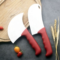 Ventes en gros d'usine Couteau turc ultra-affûté et durable Couteau à pizza Couteau à citrouille avec manche en PP