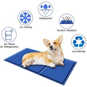 Alfombra Refrescante para Perros con <span class=keywords><strong>Gel</strong></span> Activado por Presión, Personalizable OEM, para el Hogar, Viajes y Jaulas - Product Image 3