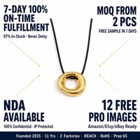 Collier Pendentif Chaîne Corde Ovale Creuse 2026 Plaqué Or 18 carats en Acier Inoxydable, Vente en Gros, Prêt à Expédier, Meilleure Vente