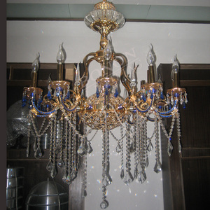 Candelabro creativo decorativo de iluminación Interior de lujo pequeño de fábrica personalizable altura ajustable para vestíbulo de Hotel ático - Product Image 2