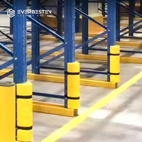 Système de protection flexible Everbesten avec barrière de sécurité et poteau anti-choc pour la protection des sols d'usine