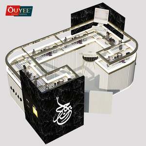 Quiosco de perfume de alta calidad, fábrica, Mostrador de exhibición de Perfume de vidrio de lujo para centro comercial, quiosco de Perfume - Product Image 2